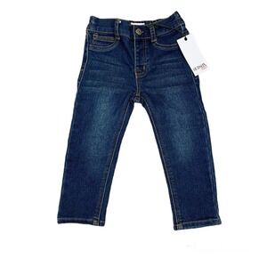 NEW Hudson Baby Toddler Jeqns Pull On NWT Blue Denim Size 24M